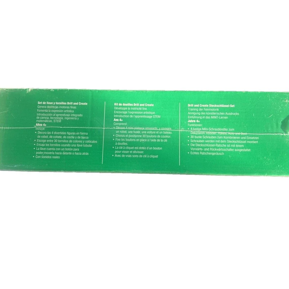Educational Insights Design & Drill Socket To Me EI-4119 4-in-1 Building Fun NEW